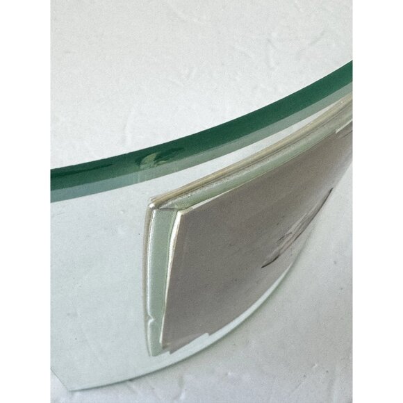 NIB Elegant Glass and Gold tone Picture Frame Decorated for Pic.W 3.5" x H 5.5" - Picture 11 of 11